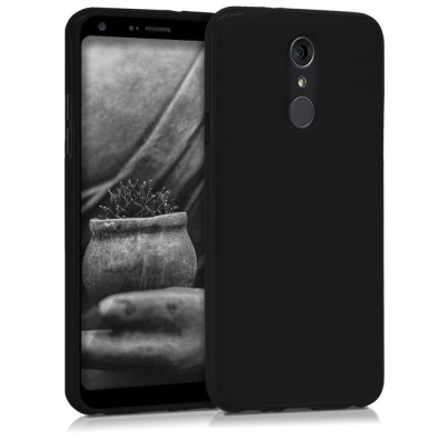 Husa pentru LG Q7 / Q7 Plus / Q7a, Silicon, Negru, 45238.47 foto