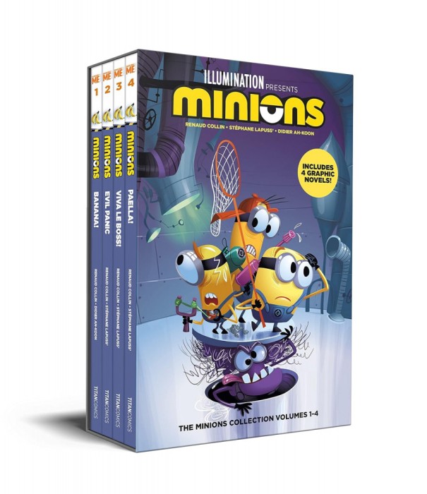 Minions 1-4 Boxed Set: Banana! Evil Panic Viva Le Boss! Paella!,Stephane Lapuss - Editura Titan Books