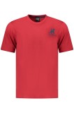 U.S. Grand POLO Tricou barbati simplu din bumbac cu logo, rosu (Marime: L)