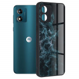 Cumpara ieftin Husa pentru Motorola Moto E13, Techsuit Glaze Series, Blue Nebula