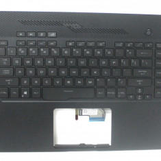 Carcasa superioara cu tastatura palmrest Laptop, Asus, Gaming ROG Zephyrus G GA502, GA502DU, GA502IU, GA502IV, 90NR03V1-R31UI0