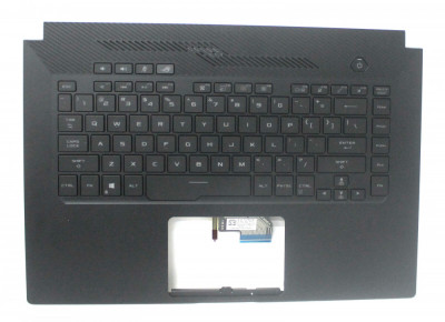 Carcasa superioara cu tastatura palmrest Laptop, Asus, Gaming ROG Zephyrus G GA502, GA502DU, GA502IU, GA502IV, 90NR03V1-R31UI0 foto