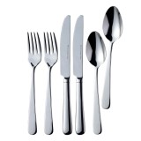 Set tacamuri elegante din otel, 6 piese, argintii