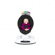 Fotoliu tip balansoar MamaRoo 4.0 Classic 4Moms, 83 x 50 x 64 cm, maxim 11 kg, 0 luni+, Negru foto