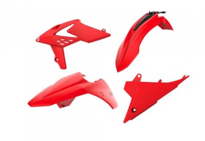 Set plastice BETA RR 250 300 2T 350 400 450 4T 13- 17 Rosu Polisport foto