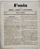 FOAIA PENTRU MINTE , INIMA SI LITERATURA , No. 42 , MIERCURI 14 NOIEMBRIE , 1862