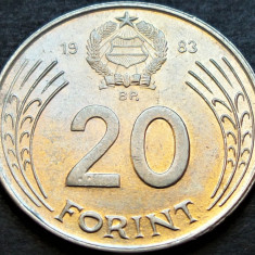 Moneda 20 FORINTI - UNGARIA / RP UNGARA, anul 1984 * cod 841