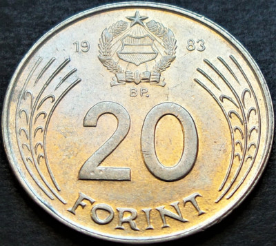 Moneda 20 FORINTI - UNGARIA / RP UNGARA, anul 1984 * cod 841 foto