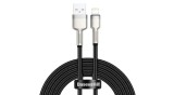 Cablu de &icirc;ncărcare Baseus Cafule Lightning, 2,4A, 2m (negru)