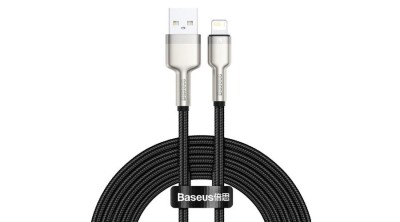 Cablu de &amp;icirc;ncărcare Baseus Cafule Lightning, 2,4A, 2m (negru) foto