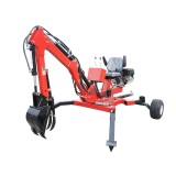 Mini excavator remorcabil pentru ATV, 15 CP, 420cc, rotire 360&deg;