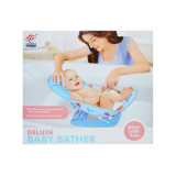 Cumpara ieftin Scoica pentru baie bebe, cu suport, 0-12luni, Oem