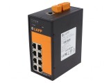 Switch Ethernet Neadministrabil 8 Porturi 18-30VDC