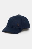 Paul Smith sapca culoarea albastru marin, bumbac, din tesatura neteda, W1A.852DT.POZEB