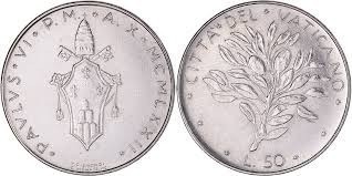 Vatican 1972 - 50 lire UNC
