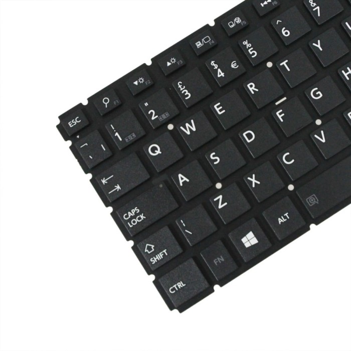 Tastatura Laptop, Toshiba, Satellite L55-C, L55D-C, neagra, iluminata, layout UK