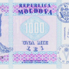 Bancnota Moldova 1.000 Lei 1992 (2003) - P18 UNC