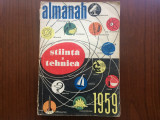 Almanah stiinta si tehnica 1959 RPR Romania ilustrat reclame vechi romanesti, Alta editura