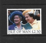 Isle of Man 1998 - Regina Elisabeta II, Regina Mama, neuzat