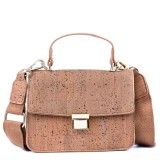 Cumpara ieftin Gentuta crossbody din pluta maro