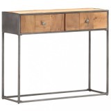 VidaXL Masă consolă, 90 x 30 x 75 cm, lemn masiv reciclat