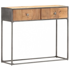 vidaXL Masă consolă, 90 x 30 x 75 cm, lemn masiv reciclat