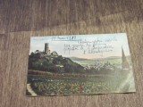 Carte poștală veche Germania &ndash; Godesburg, Castel Medieval,datată 1909.