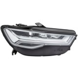 Far Audi A6, 06.2018, partea Dreapta, cu sistem iluminat in curba; cu lumina timp de zi tip LED; LED; electric; fara motor; fara unitate control LED;, Hella