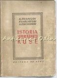 Istoria Literaturii Ruse - N. Pospelov, P. Sabliovski, A. Zercianinov - 1949