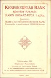 HST A40 Reclamă Banca Comercială Lugoj ante 1918