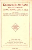 HST A40 Reclamă Banca Comercială Lugoj ante 1918