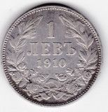 Bulgaria 1 lev leva 1910, Europa, Argint