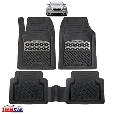 BMW Seria 5 E60 Covorase Auto TEAMCAR&amp;reg; Tip Tăvită pentru 2003-2010, Compatibile Universal, Silver foto
