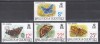 Guernsey 1981 - Fluturi, MNH, Nestampilat