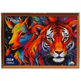 Puzzle Witty Puzzlezz, Tigru si gazela, 250 piese