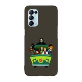 Husa compatibila cu Oppo A54 5G, Viceversa, model Mystery team Scooby Doo, Silicon, TPU, Transparent, Carcasa