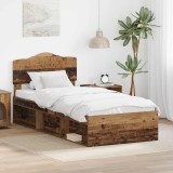 Cumpara ieftin Cadru de pat Lemn vechi 90 x 200 cm Lemn de pin masiv