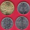 SV * Moldova LOT 5 - 10 - 25 - 50 BANI 2018 - 2017 - 2008 * UNC