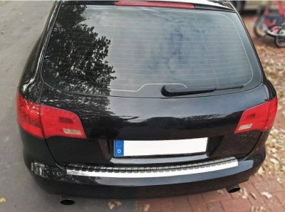 Ornament protectie bara din inox calitate premium Audi A6 C6 AVANT / BREAK 2005-2011 foto
