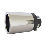 Duza de Evacuare Masina Argint Runda Tuning 145mm