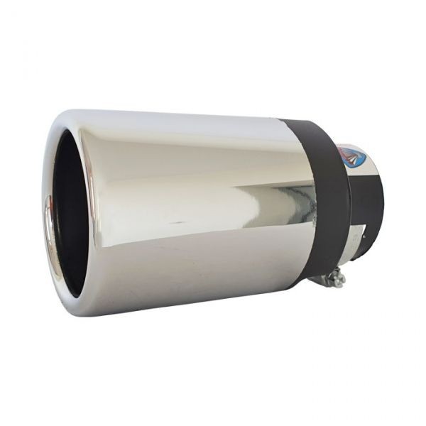 Duza de Evacuare Masina Argint Runda Tuning 145mm