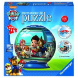 Puzzle 3d paw patrol 72 piese, Ravensburger