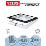 Fereastra acoperis terasa cu actionare electrica VELUX CVU 0220QA geam termopan cu 2 foi de sticla