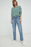 Levi&#039;s jeansi 501 Original Cropped femei high waist