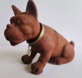 C&acirc;ine Boxer - "bobblehead" decor pentru bordul mașinilor - mișcă capul - cca.1960-1970