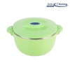 Caserola Termica 6L Heinner Nova Verde, Inox si Plastic, Art of Dining, Rotunda, Mentine Cald/Rece