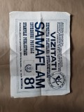 Bnk div Afis Expofil Samaflam Satu Mare 1981