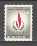 Austria.1968 Anul international al drepturilor omului MA.663, Nestampilat