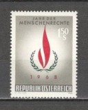 Austria.1968 Anul international al drepturilor omului MA.663, Nestampilat