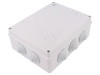 Cutie de conexiuni IP55 gri 198x249x81 mm